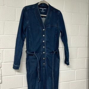 Sandwich_ Denim Jumpsuit